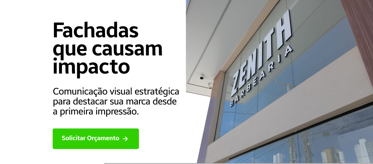 23.Fachadas em ACM e letras caixa alta para empresas. Solicite orçamento via WhatsApp e valorize sua marca.